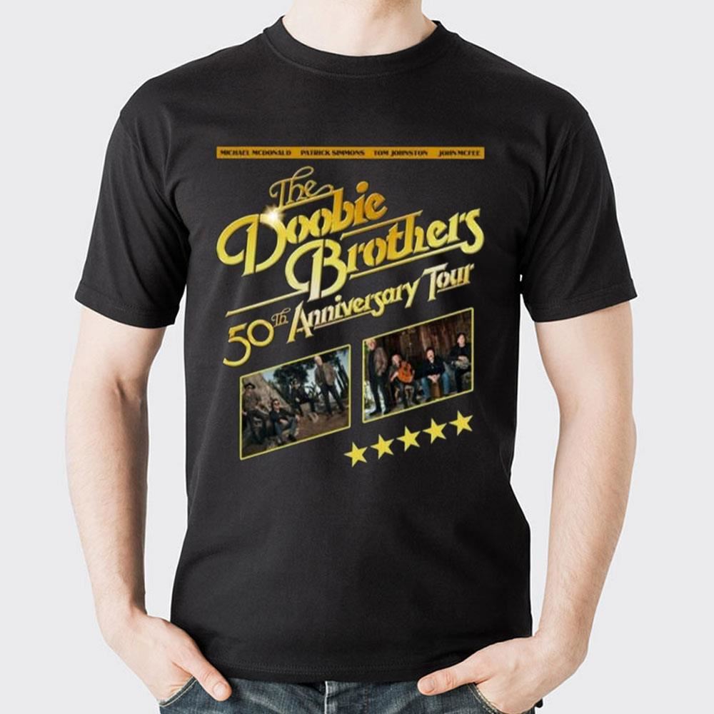 The Doobie Brothers 50th Anniversary Tour Limited Edition T-shirts